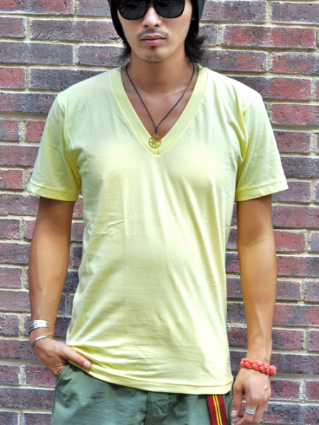 American Apparel V-Neck Tee 新色入荷