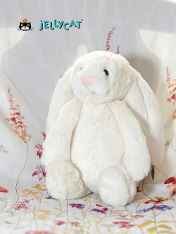 【Mサイズ／31㎝】Bashful Cream Bunny Medium BAS3BC 　M　バシュフル　クリーム　バニー　うさぎのぬいぐるみ　白いうさぎ　縫いぐるみ