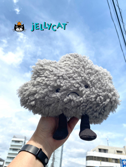 Jellycat Amuseable Storm Cloud　ジェリーキャット　ストームクラウド　雲　暗雲　嵐　黒い雲　雨雲　