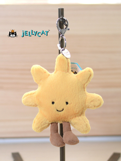 Jellycat Amuseable Sun Bag Charm　ジェリーキャット　太陽のバッグチャーム　太陽のぬいぐるみ　キーホルダー　キーチャーム