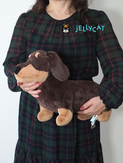【46㎝/BIGサイズ】Jellyat Otto Sausage Dog BIG ジェリーキャット　ソーセージドッグ　ビッグ　大きな犬　ダックスフント　